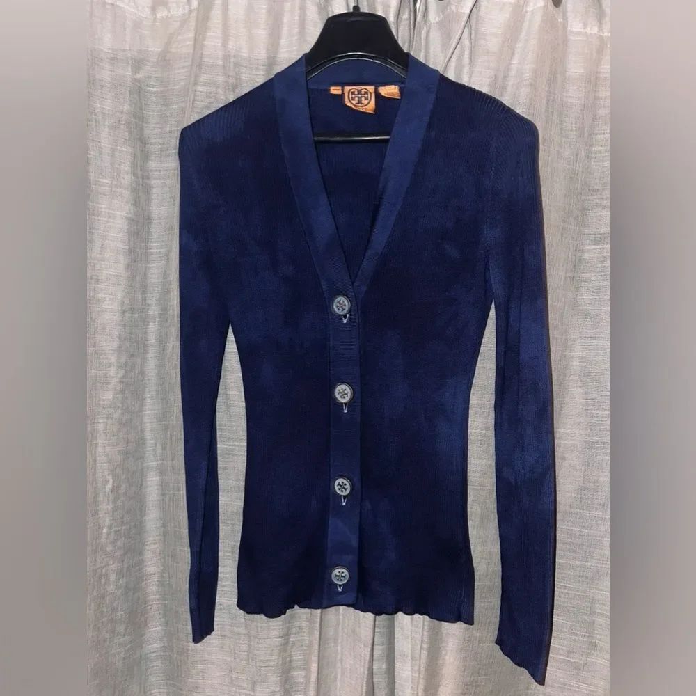 Tory Burch Blue Cardigan
